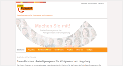 Desktop Screenshot of forum-ehrenamt.de